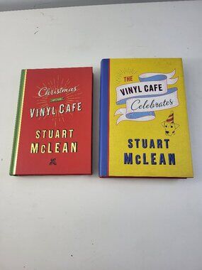Stuart McLean Vinyl Cafe Hardcover Book Lot of 2 | Christmas at the Vinyl Cafe &